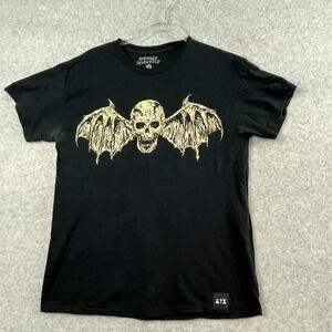 Avenged Sevenfold North American Tour 2023 band Bat Skull black Tee Shirt medium